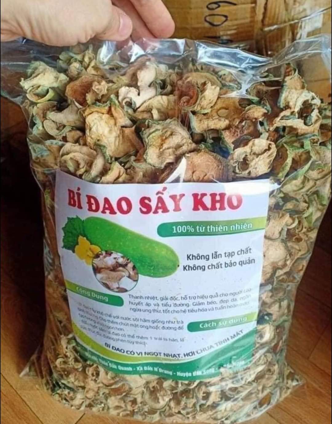 Bí đao sấy khô