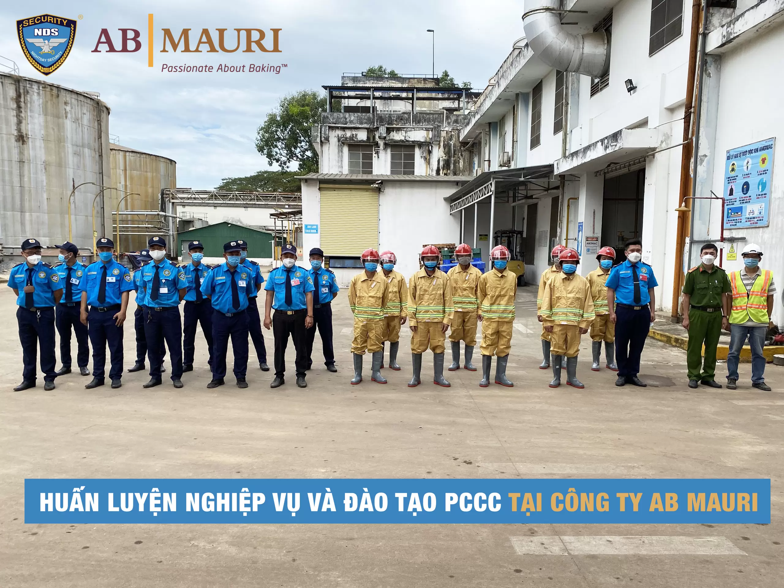 Huấn luyện nghiệp vụ bảo vệ chuyên nghiệp tại AB MAURI VIỆT NAM