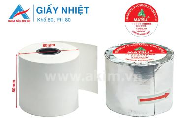 Giấy in nhiệt K80x80mm