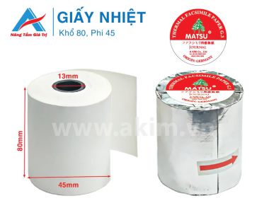 Giấy in nhiệt K80x45mm